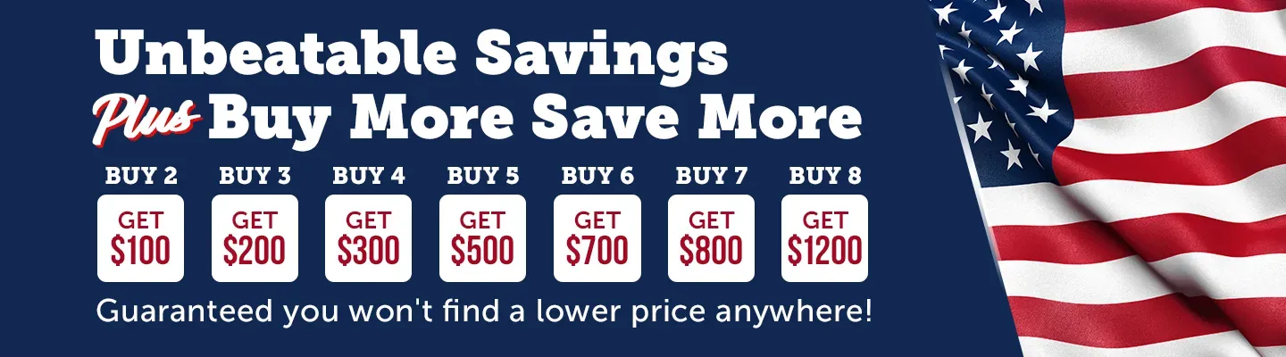 Unbeatable Savings Plus Buy More Save More